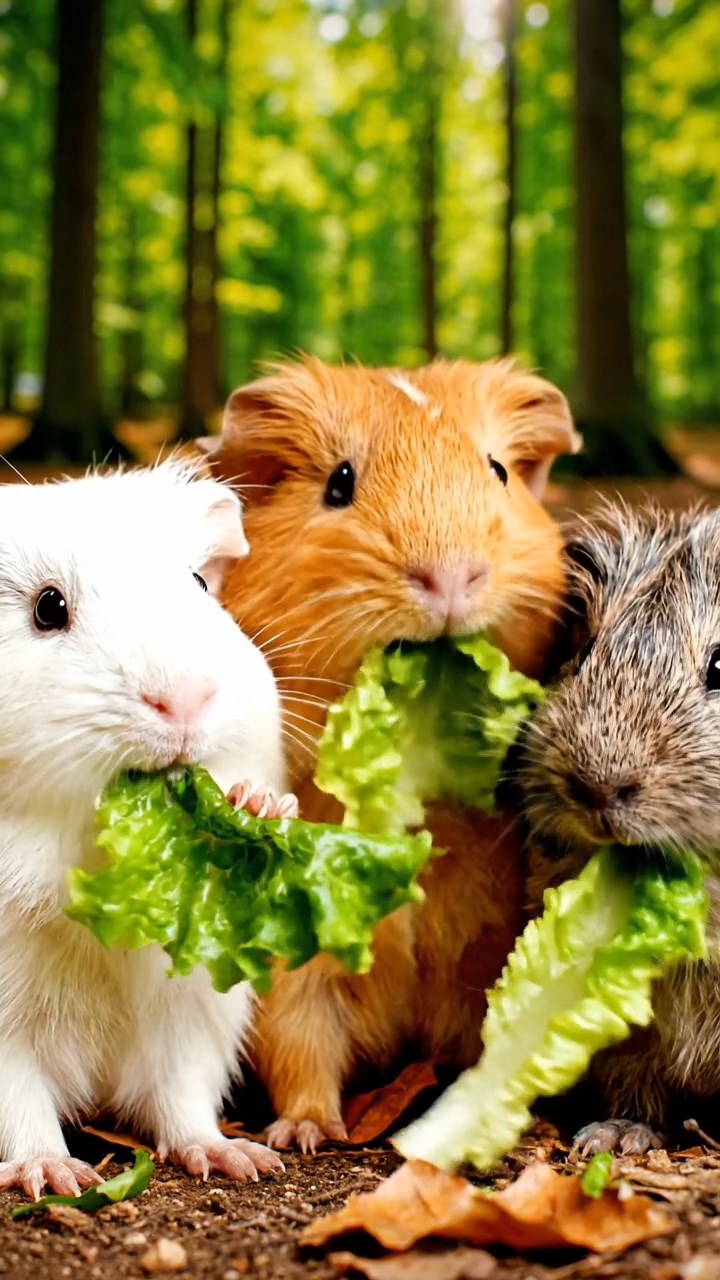 801. Detailed photo of 1 smooth-haired American guinea pig with White fur, munching on fresh carrots, in a vibrant sunflower field with towering blooms swaying in the breeze, under golden sunlight, creating a realistic, cheerful scene of peaceful foraging.