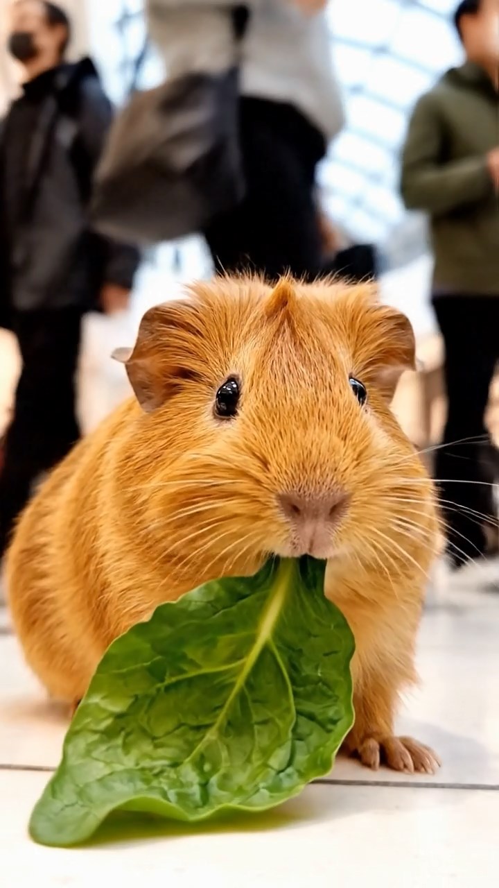 804. Realistic scene of 4 smooth-haired Californian guinea pigs with Fawn, Chocolate, Cinnamon, and Sable fur, dressed as teachers in tiny glasses, instructing students in a guinea pig classroom with miniature desks and hay blackboards, under warm lamplight, enhancing the lifelike, educational atmosphere.