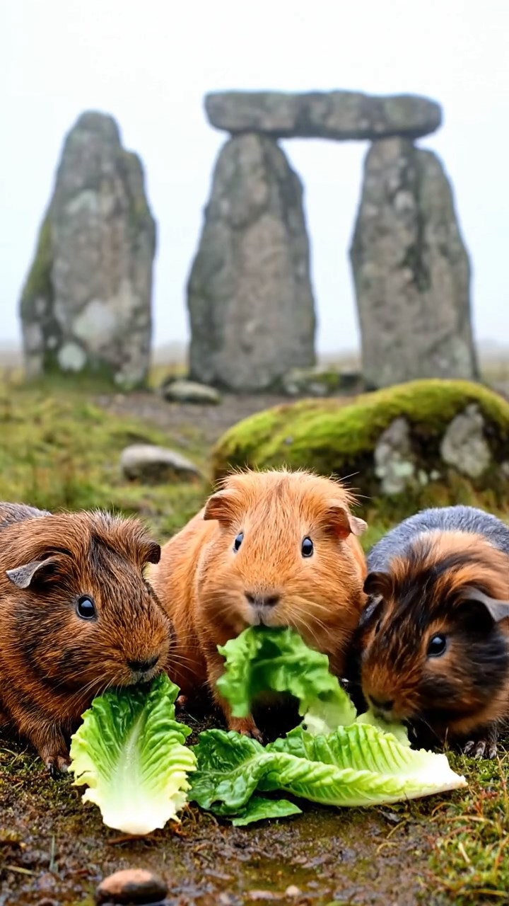 821. Detailed photo of 1 smooth-haired American guinea pig with White fur, munching on fresh apples, in a vibrant lavender garden with rows of purple blooms swaying in the breeze, under soft sunlight, creating a realistic, fragrant pastoral scene.