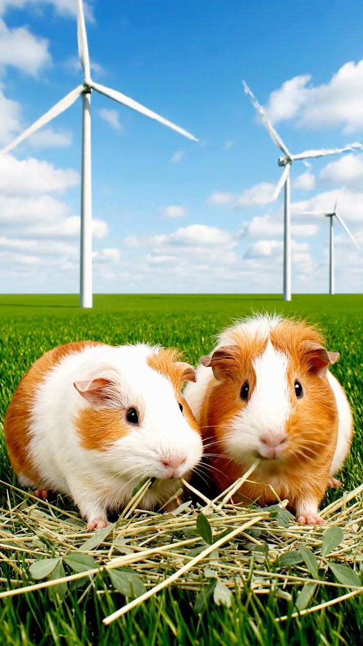 839. Highly detailed view of 4 smooth-haired Himalayan guinea pigs with White, Orange, Black, and Brown fur, dressed as writers in tiny scarves, drafting poems in a guinea pig study with miniature books and hay desks, under warm lamplight, creating a vivid, realistic literary scene.