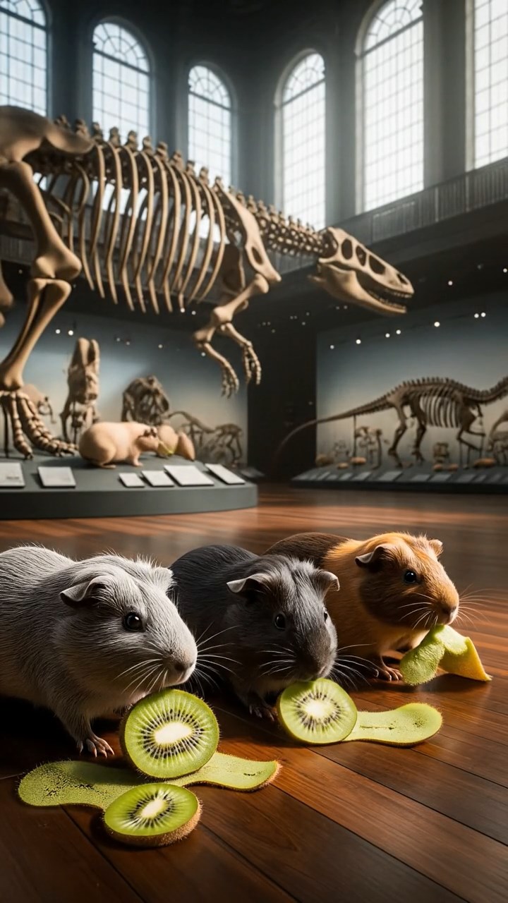 840. Realistic scene of 5 smooth-haired Californian guinea pigs with Cream, Fawn, Sable, Gray, and Cinnamon fur, sleeping in a cozy pile in a lush meadow with wildflowers and a gentle breeze, under golden sunlight, capturing a lifelike, tranquil group moment.