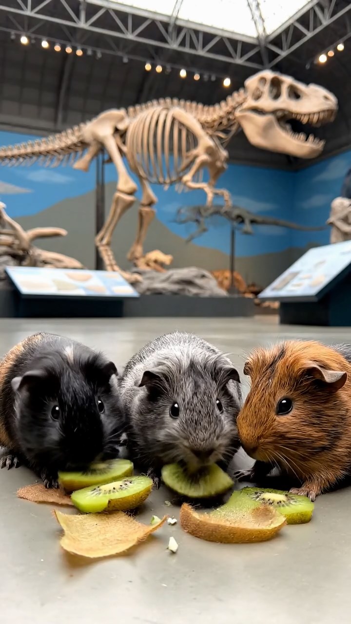 840. Realistic scene of 5 smooth-haired Californian guinea pigs with Cream, Fawn, Sable, Gray, and Cinnamon fur, sleeping in a cozy pile in a lush meadow with wildflowers and a gentle breeze, under golden sunlight, capturing a lifelike, tranquil group moment.