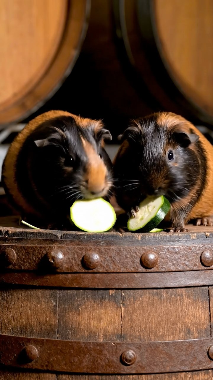 853. Detailed photo of 3 smooth-haired American guinea pigs with Gray, Cream, and Brown fur, burrowing like rabbits in a sandy dune with sparse grass and distant cacti, under a golden sunset, creating a vivid, realistic desert scene.