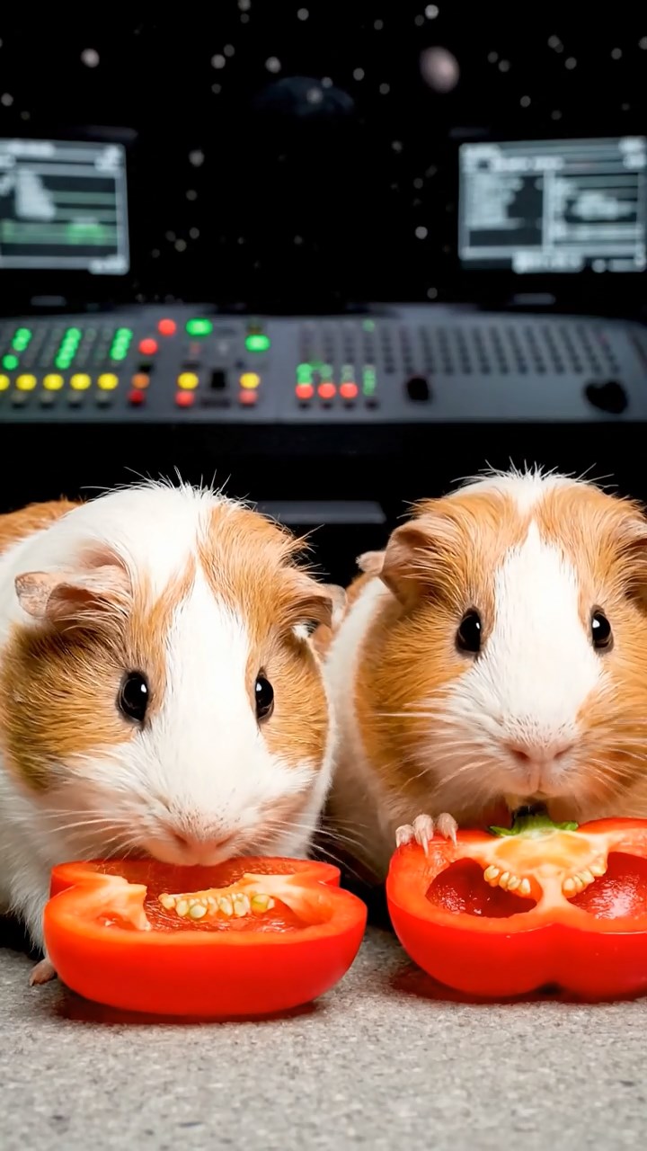 858. Photorealistic scene of 3 smooth-haired Teddy guinea pigs with Chocolate, Cinnamon, and Gray fur, climbing small rocks in a forested glade with soft moss and scattered leaves, under dappled sunlight, enhancing the authentic, adventurous atmosphere.