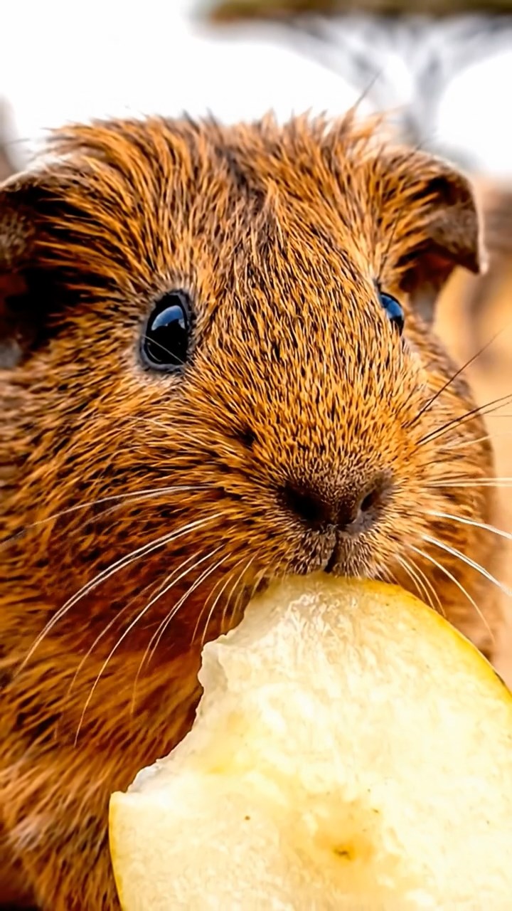 932. Realistic scene of 2 smooth-haired Californian guinea pigs with Orange and Black fur, dressed as tailors in tiny vests, sewing miniature coats with tiny needles, in a guinea pig atelier with colorful fabrics, under warm lamplight, enhancing the lifelike, creative atmosphere.