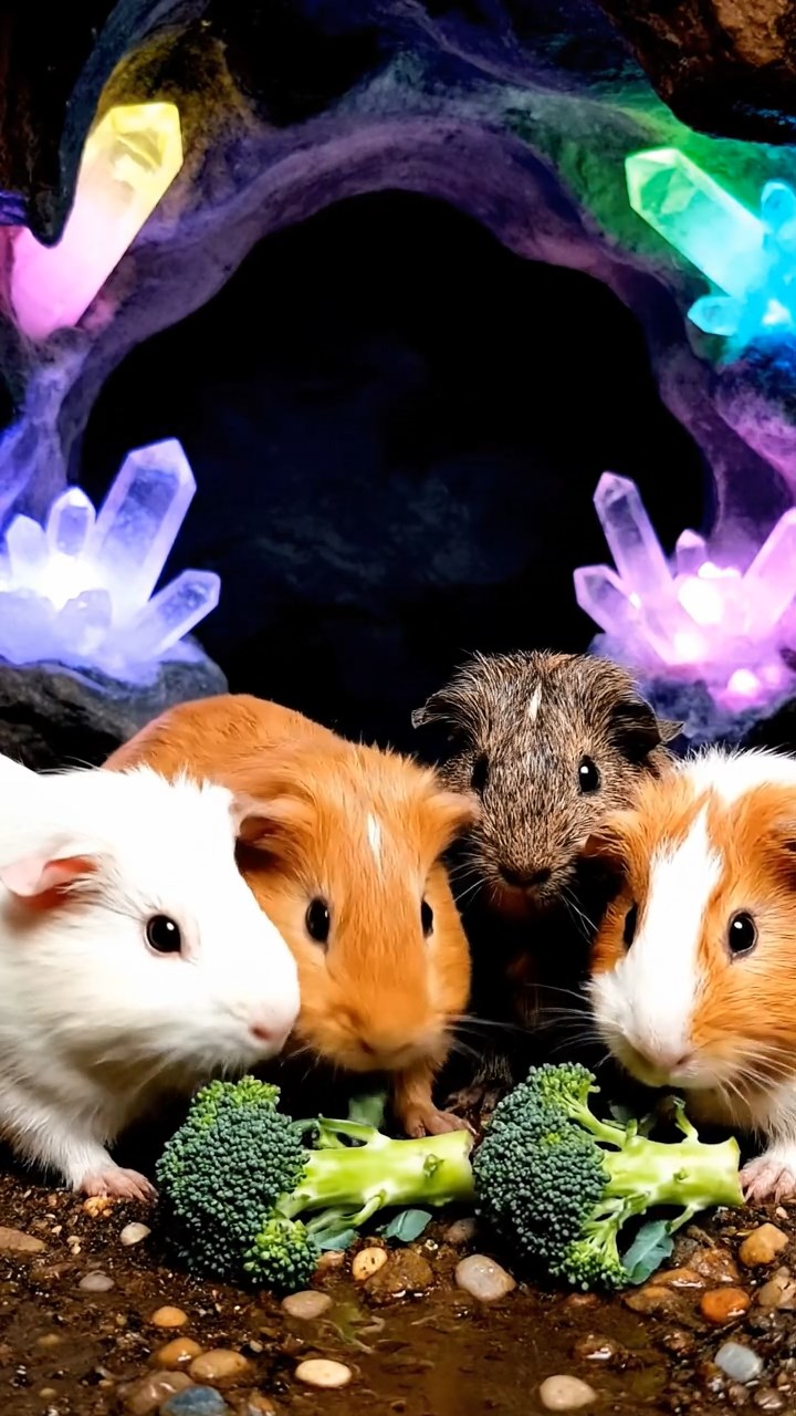 952. Realistic scene of 2 smooth-haired Californian guinea pigs with Orange and Black fur, dressed as tailors in tiny vests, sewing shirts with tiny needles, in a guinea pig atelier, under warm lamplight, enhancing the lifelike, creative atmosphere.