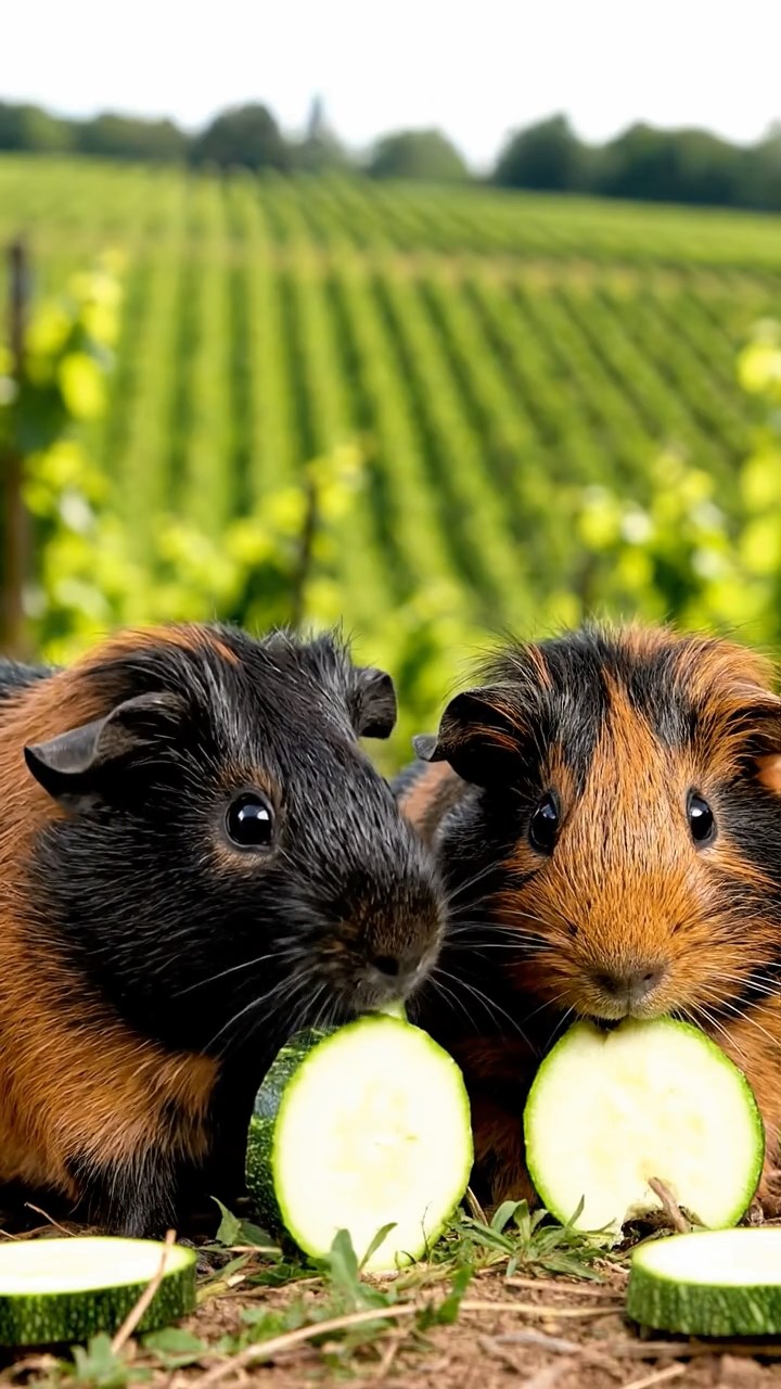 953. Detailed photo of 3 smooth-haired American guinea pigs with Gray, Cream, and Brown fur, burrowing with rapid paw digging, in a sandy dune, under a golden sunset, creating a vivid, realistic desert scene.