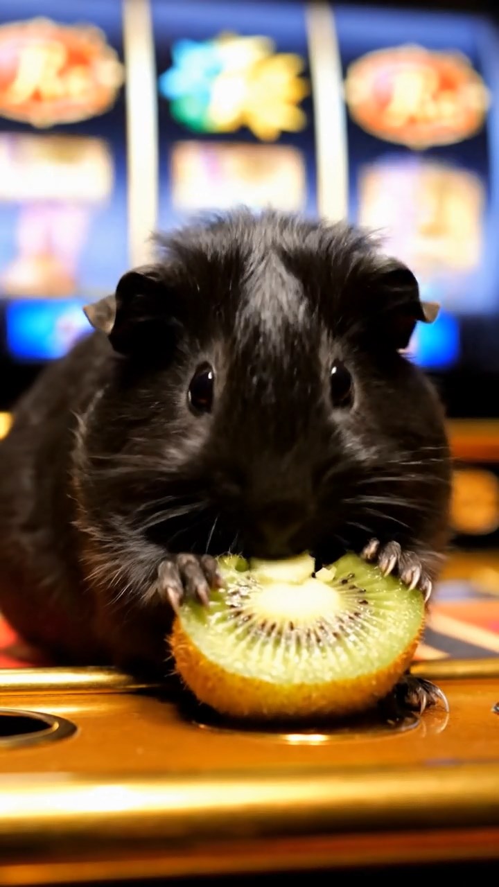 974. Photorealistic scene of 4 smooth-haired Teddy guinea pigs with Fawn, Chocolate, Cinnamon, and Sable fur, dressed as librarians, shelving books, in a guinea pig library, under soft lamplight, capturing a cozy moment.