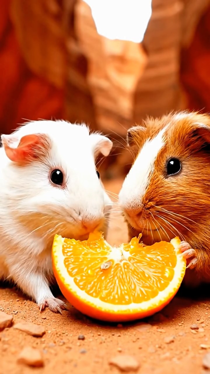 977. Detailed photo of 2 smooth-haired American guinea pigs with Fawn and Sable fur, dressed as bakers, kneading dough, in a guinea pig bakery, under soft lamplight, creating a cozy scene.