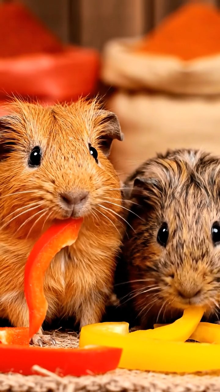 986. Photorealistic scene of 1 smooth-haired Teddy guinea pig with Cream fur, lapping water, on a forested slope, under dappled sunlight, capturing a serene moment.