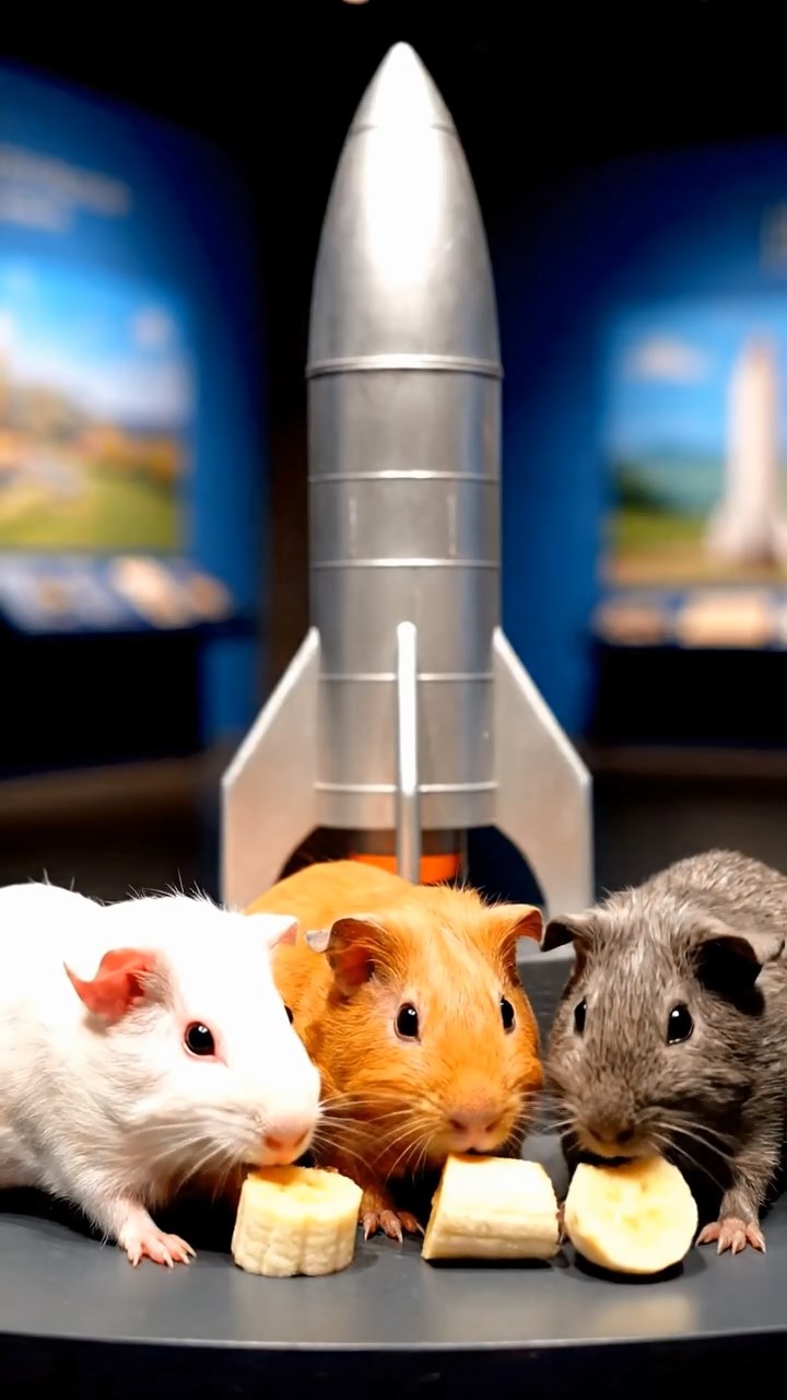 990. Photorealistic scene of 5 smooth-haired Teddy guinea pigs with Cream, Fawn, Sable, Gray, and Cinnamon fur, play-fighting, in a grassy clearing, under gentle morning light, capturing a playful moment.